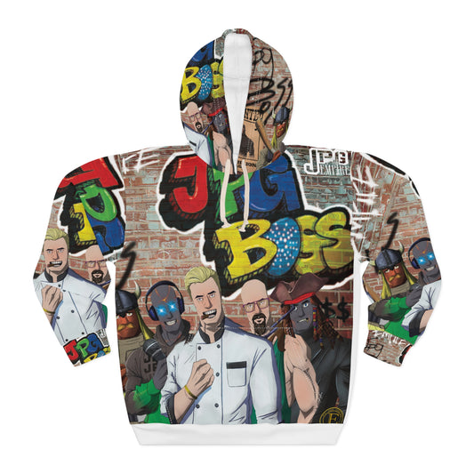 JPG BOSS Unisex Pullover Hoodie (AOP)