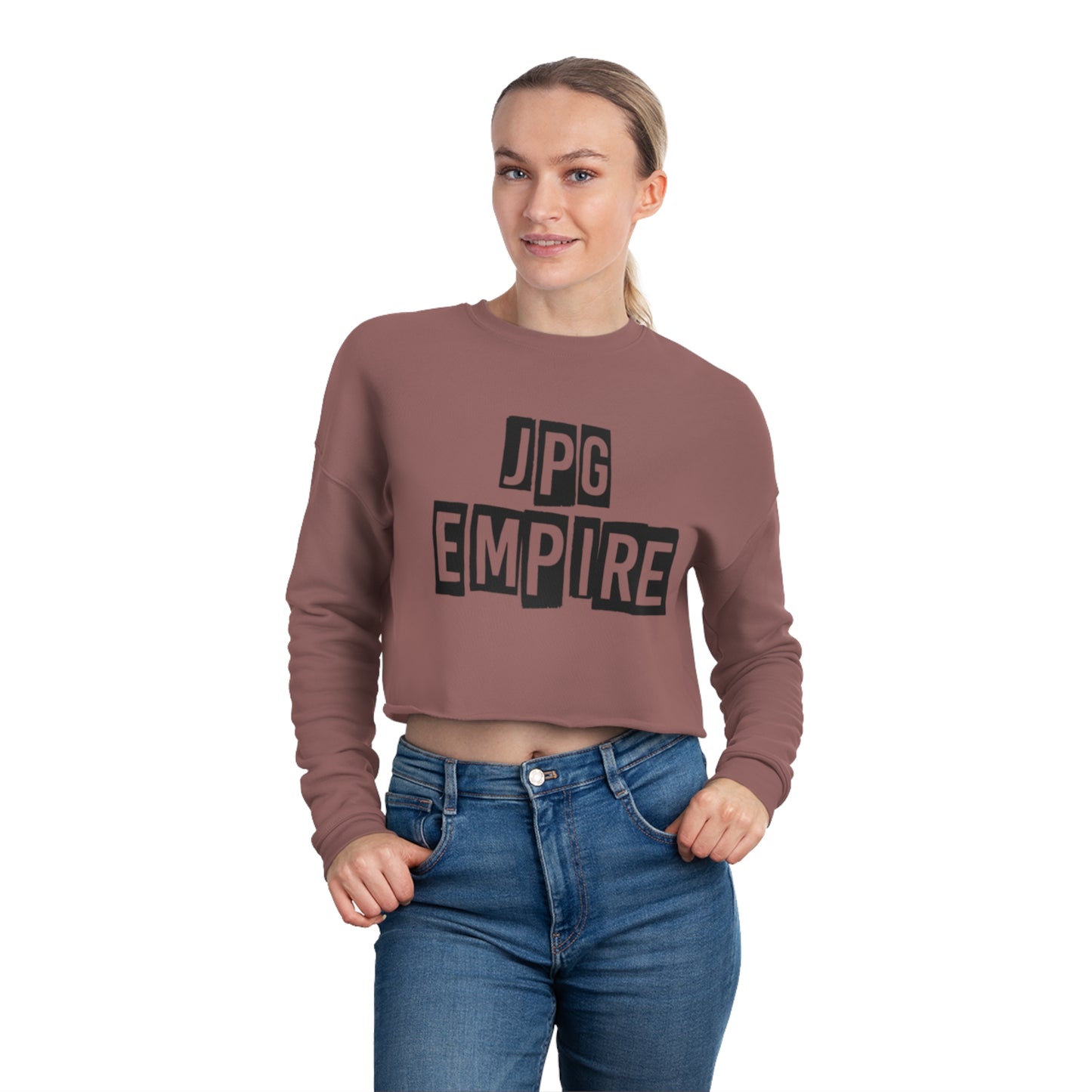 JPG EMPIRE BLOX Women's Cropped Sweatshirt